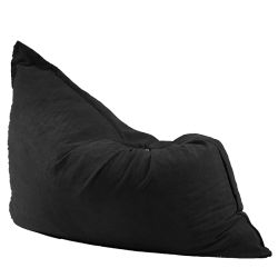 Пуф, 500л. Magic pillow XXL - Eerie black, Перящ се калъф, Пълнеж с микс от мемори пяна и дунапрен, Гама Plush honey