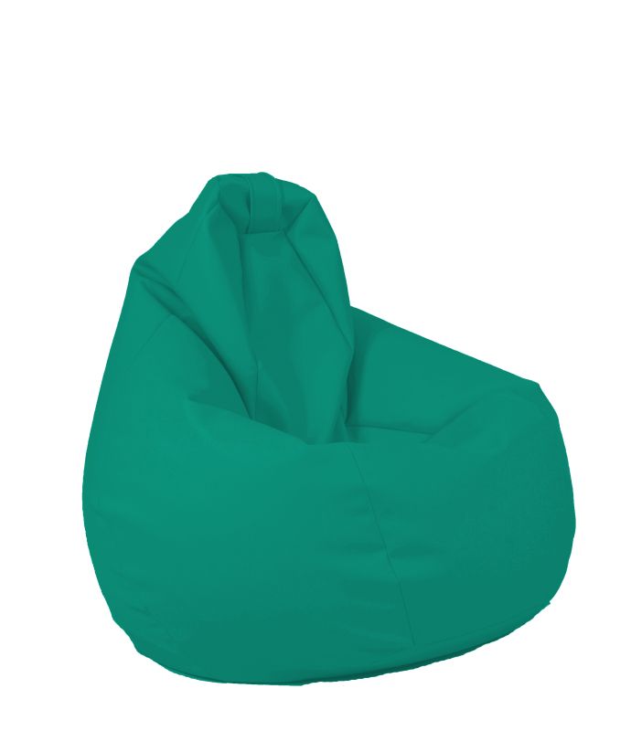 Пуф круша за деца 4-14 г., 160л. Nirvana Light - Panama Smarald, Водоустойчив, Перящ се калъф, Пълнеж от Полистиролни перли