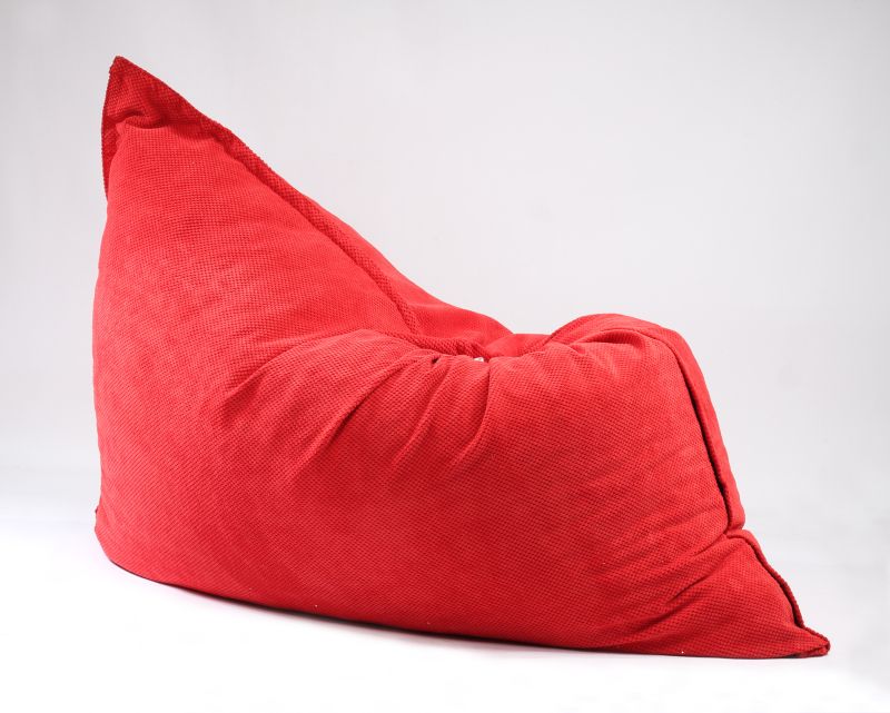 Пуф, 500л. Magic pillow XXL - Red diamond, Перящ се калъф, Пълнеж с микс от мемори пяна и дунапрен, Гама Plush honey