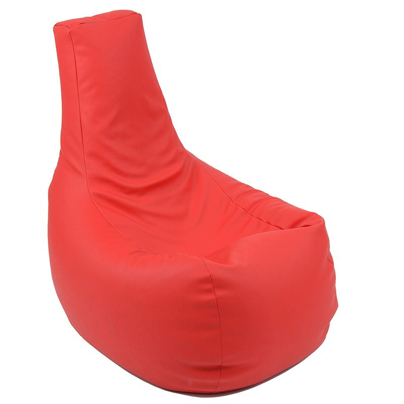 Пуф стол, 230л., Sunlounger Evo - Intense Red, PU кожа, Пълнеж от полистиролни перли