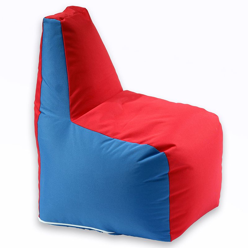 Пуф стол за деца 2-8 г., 100л. Sunlounger Junior - Panama From Red to Blue, Водоустойчив, Перящ се калъф, Пълнеж от Полистиролни перли