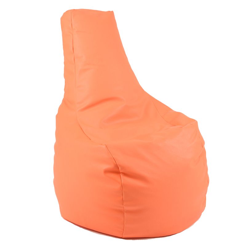 Пуф стол, 210л., Sunlounger - Orange, PU кожа, Пълнеж от полистиролни перли