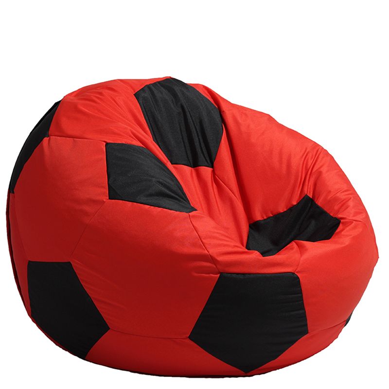 Пуф топка 500л. Telstar XXL - Red & Black , За открито, Перящ се калъф, Пълнеж от Полистиролни перли