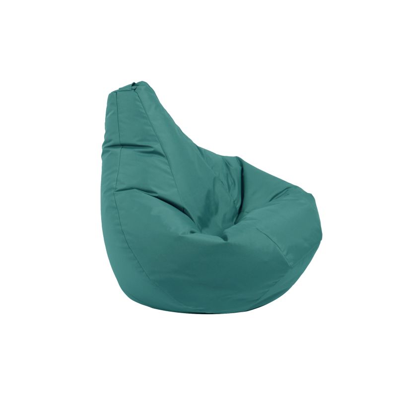 Пуф круша за деца 4-14 г., 160л. Nirvana Light - Teteron Smarald, За открито, Перящ се калъф, Пълнеж от Полистиролни перли