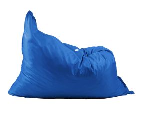 Пуф, 500л. Magic pillow XXL - Panama Blue Royal, Водоустойчив, Перящ се калъф, Пълнеж с микс от мемори пяна и дунапрен