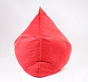 Пуф, 500л. Magic pillow XXL - Red diamond, Перящ се калъф, Пълнеж с микс от мемори пяна и дунапрен, Гама Plush honey