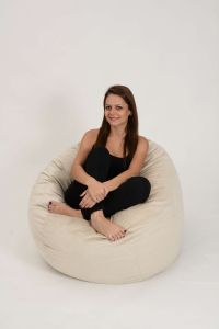 Пуф барбарон, 400л., Matusalem - Puddle, Перящ се калъф, Подходящ за деца, Пълнеж с микс от мемори пяна и дунапрен, Гама Diamond