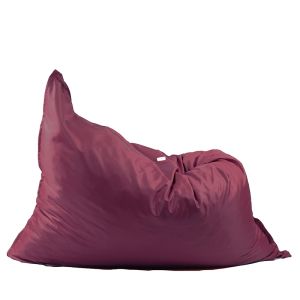 Пуф, 500л. Magic pillow XXL - Panama Bordo, Водоустойчив, Перящ се калъф, Пълнеж с микс от мемори пяна и дунапрен