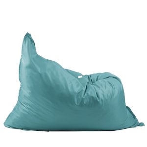 Пуф, 500л. Magic pillow XXL - Panama Turcoaz, Водоустойчив, Перящ се калъф, Пълнеж с микс от мемори пяна и дунапрен