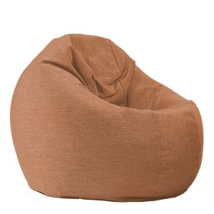 Пуф 330л., Relaxo XL - Terracotta Orange, Перящ се калъф, Пълнеж от полистиролни перли, Гама Premium