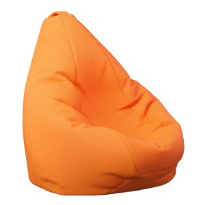 Калъф за пуф круша, 160л., Nirvana Light - Panama Neon orange, (Не съдържа пълнеж), водоустойчив