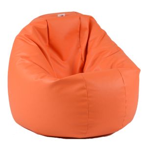 Калъф за пуф 330л., Relaxo XL - Orange, (Не съдържа пълнеж), Еко кожа