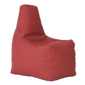 Пуф стол за деца 2-8 г., 120л. Sunlounger Junior - Wine, PU кожа, Пълнеж от Полистиролни перли