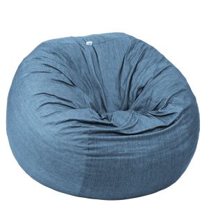 Барбарон 600л., King Size - Denim, Перящ се калъф, Трансформира се в легло, Пълнеж с микс от мемори пяна и дунапрен, Гама Premium