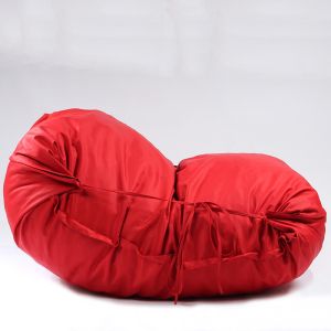 Пуф, 500л. Magic pillow XXL - Panama Red, Водоустойчив, Перящ се калъф, Пълнеж с микс от мемори пяна и дунапрен