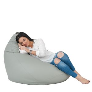 Пуф, круша, 320л., Nirvana Grande - Puddle, Перящ се калъф, Пълнеж от полистиролни перли, Гама Diamond