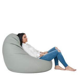 Пуф, круша, 320л., Nirvana Grande - Puddle, Перящ се калъф, Пълнеж от полистиролни перли, Гама Diamond