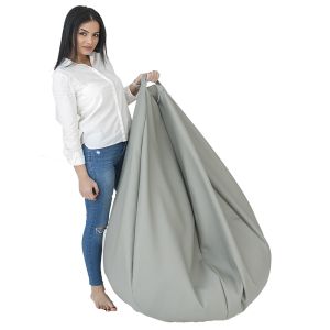 Пуф, круша, 320л., Nirvana Grande - Puddle, Перящ се калъф, Пълнеж от полистиролни перли, Гама Diamond