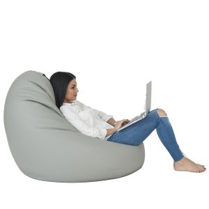 Пуф, круша, 320л., Nirvana Grande - Puddle, Перящ се калъф, Пълнеж от полистиролни перли, Гама Diamond