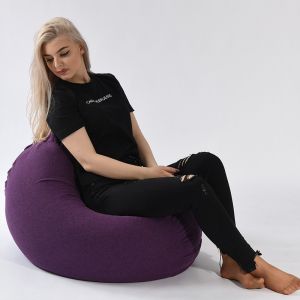 Пуф за деца, 210л., Relaxo - Mulberry, Перящ се калъф, Пълнеж от Полистиролни, Гама Premium