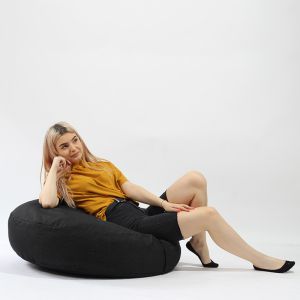 Пуф за деца, 210л., Relaxo - Smarald, Водоустойчив, Перящ се калъф, Пълнеж от Полистиролни перли