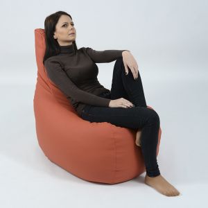 Пуф стол, 230л., Sunlounger Evo - Teteron Blue, За открито, Перящ се калъф, Пълнеж от Полистиролни перли