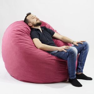 Пуф, Барбарон, 600л., King Size - Puddle, Перящ се калъф, Пълнеж с микс от мемори пяна и дунапрен, Трансформира се в легло, Гама Diamond