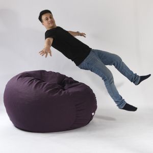 Пуф, Барбарон, 600л., King Size - Puddle, Перящ се калъф, Пълнеж с микс от мемори пяна и дунапрен, Трансформира се в легло, Гама Diamond