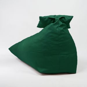 Пуф шезлонг и декортаивна възглавница Kudos, водоустойчив, Смарагд