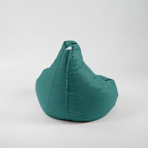 Пуф круша за деца 4-14 г., 160л. Nirvana Light - Teteron Smarald, За открито, Перящ се калъф, Пълнеж от Полистиролни перли