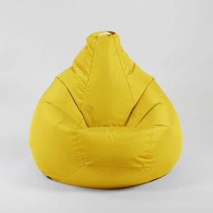 Пуф, круша, 320л., Nirvana Grande - Teteron Yellow Quince, За открито, Перящ се калъф, Пълнеж от Полистиролни перли