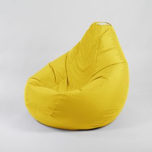 Пуф, круша, 320л., Nirvana Grande - Teteron Yellow Quince, За открито, Перящ се калъф, Пълнеж от Полистиролни перли