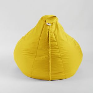 Пуф, круша, 320л., Nirvana Grande - Teteron Yellow Quince, За открито, Перящ се калъф, Пълнеж от Полистиролни перли