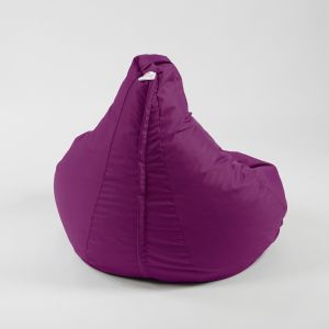 Пуф круша за деца 4-14 г., 160л., Nirvana Light - Panama Pink, Водоустойчив, Перящ се калъф, Пълнеж от Полистиролни перли