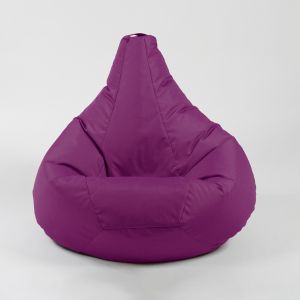 Пуф круша за деца 4-14 г., 160л., Nirvana Light - Panama Pink, Водоустойчив, Перящ се калъф, Пълнеж от Полистиролни перли