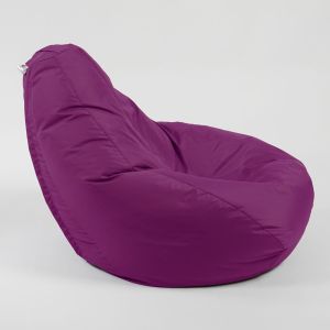 Пуф круша, 220л., Nirvana Hobbit - Panama Pink, водоустойчив, Перящ се калъф, Пълнеж от Полистиролни перли