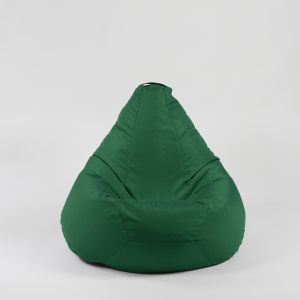Пуф, круша, 220л., Nirvana Hobbit, Panama Green, Водоустойчив, Перящ се калъф, Пълнеж от Полистиролни перли