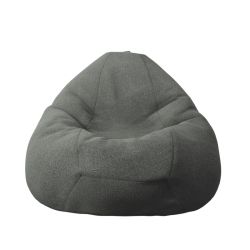 Калъф за пуф круша, 320л., Nirvana Grande - Smoke Grey, (Не съдържа пълнеж), Гама Premium